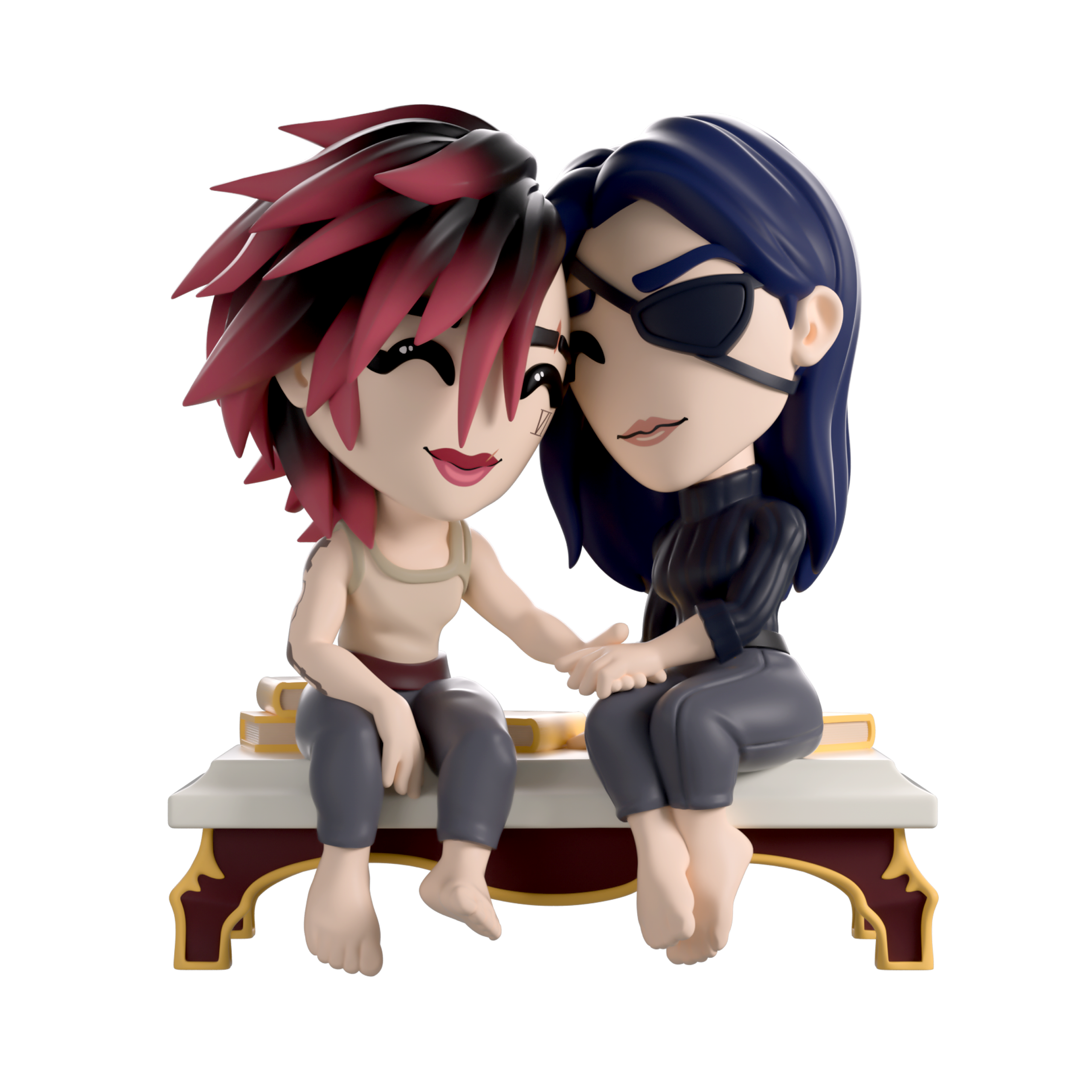 Youtooz Arcane Vi and Caitlyn Vinyl Figure