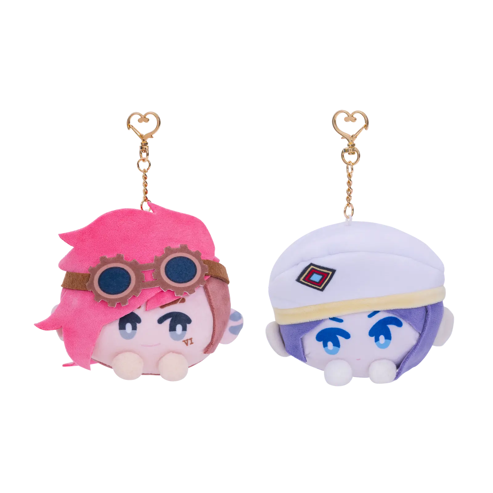 Arcane Caitlyn and Vi Plush Charms — Riot Games, 2025