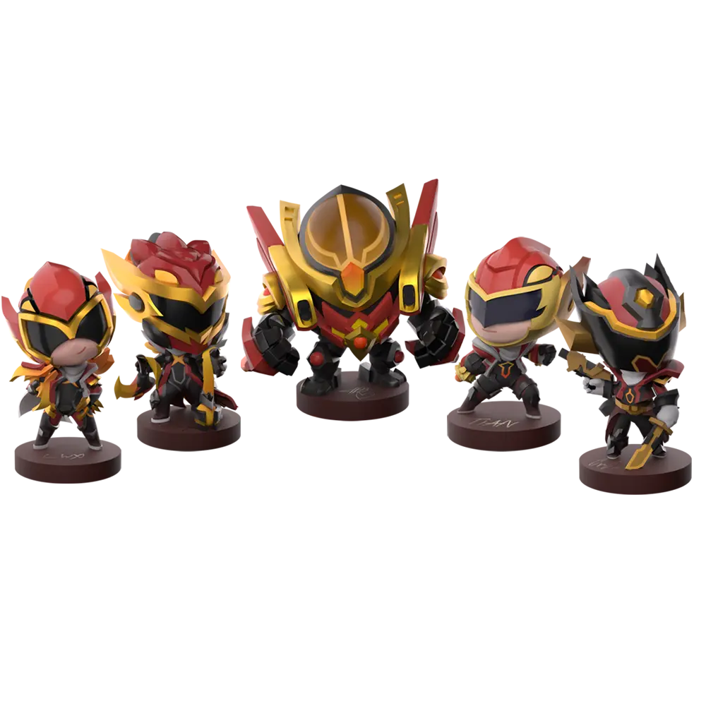 FPX Team Minis Set — Riot Games, figure, 2020