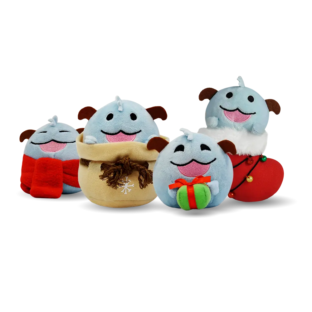Mini Holiday Poro 4-Pack — Riot Games, plush