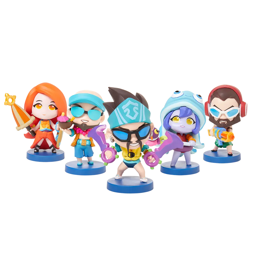 Pool Party Team Minis Set — Riot Games, figure