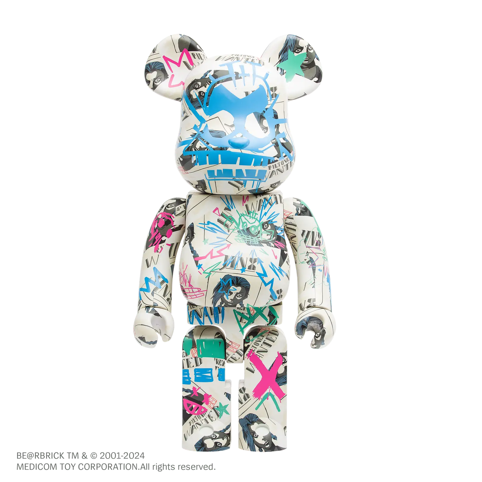 BE@RBRICK Arcane Jinx Wanted Poster 1000% — Medicom Toy, figure