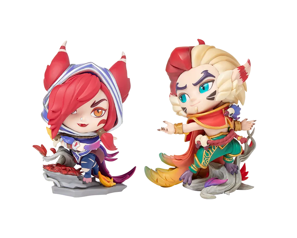 Xayah & Rakan DUO Figure Set — Riot Games
