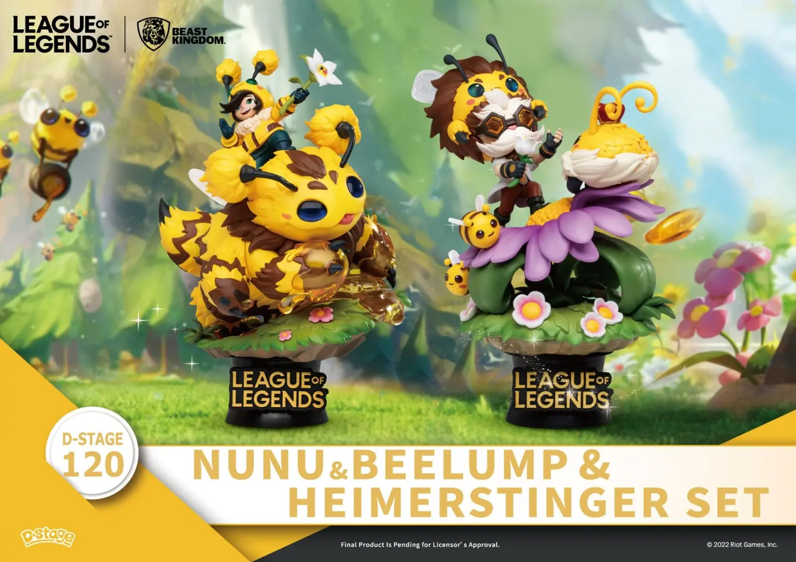 D-Stage DS-120 Nunu & Beelump & Heimerstinger Set (Bee skins) — Beast Kingdom, statue