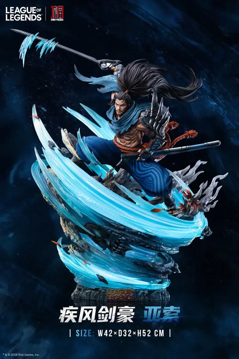 1/6 Scale Licensed Yasuo with LED Resin Statue — Jimei Palace, 2027