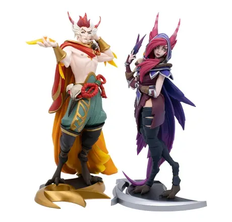 Rakan and Xayah Medium Statue Set — Riot Games, 2021