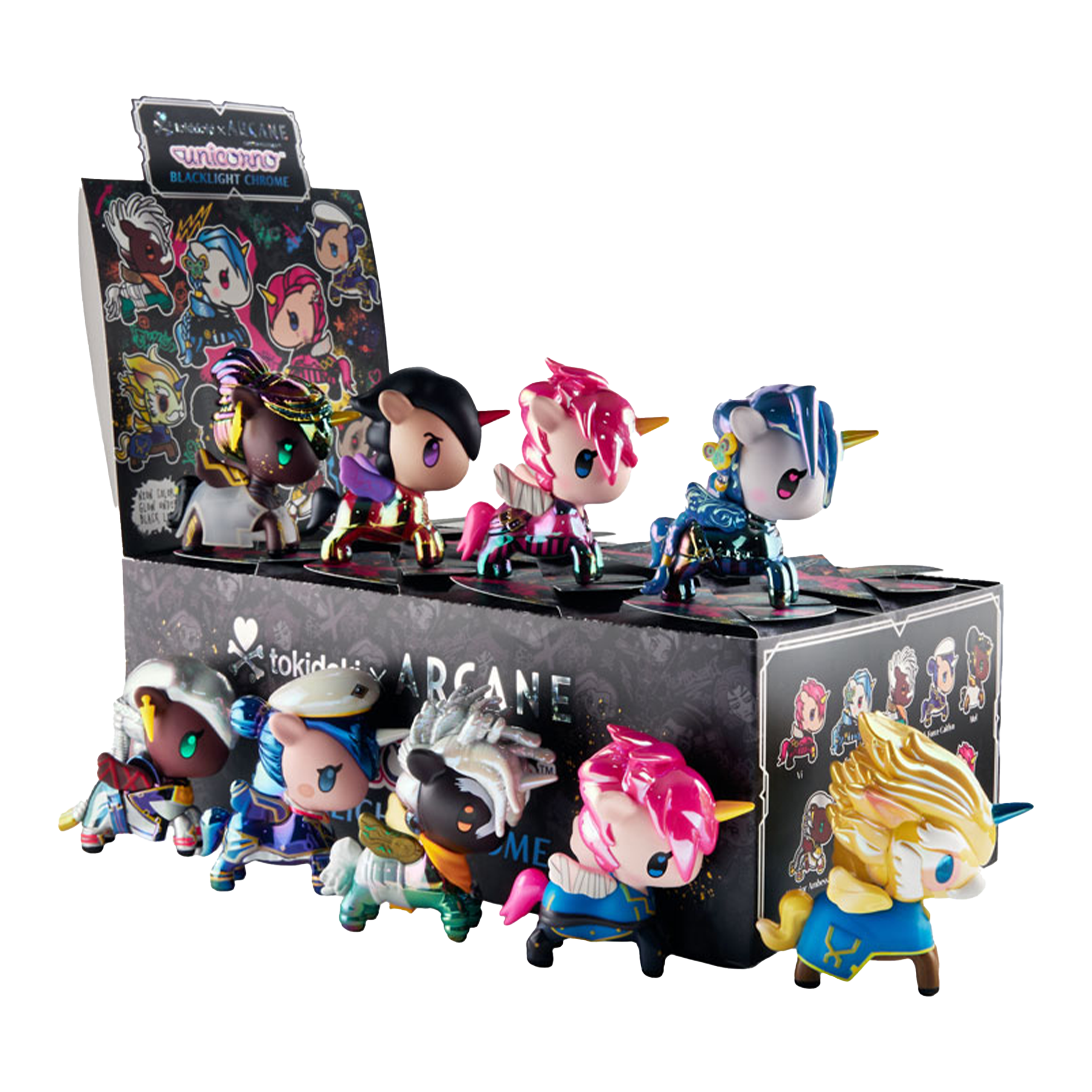tokidoki x Arcane Unicorno Black Light Edition Blind Box